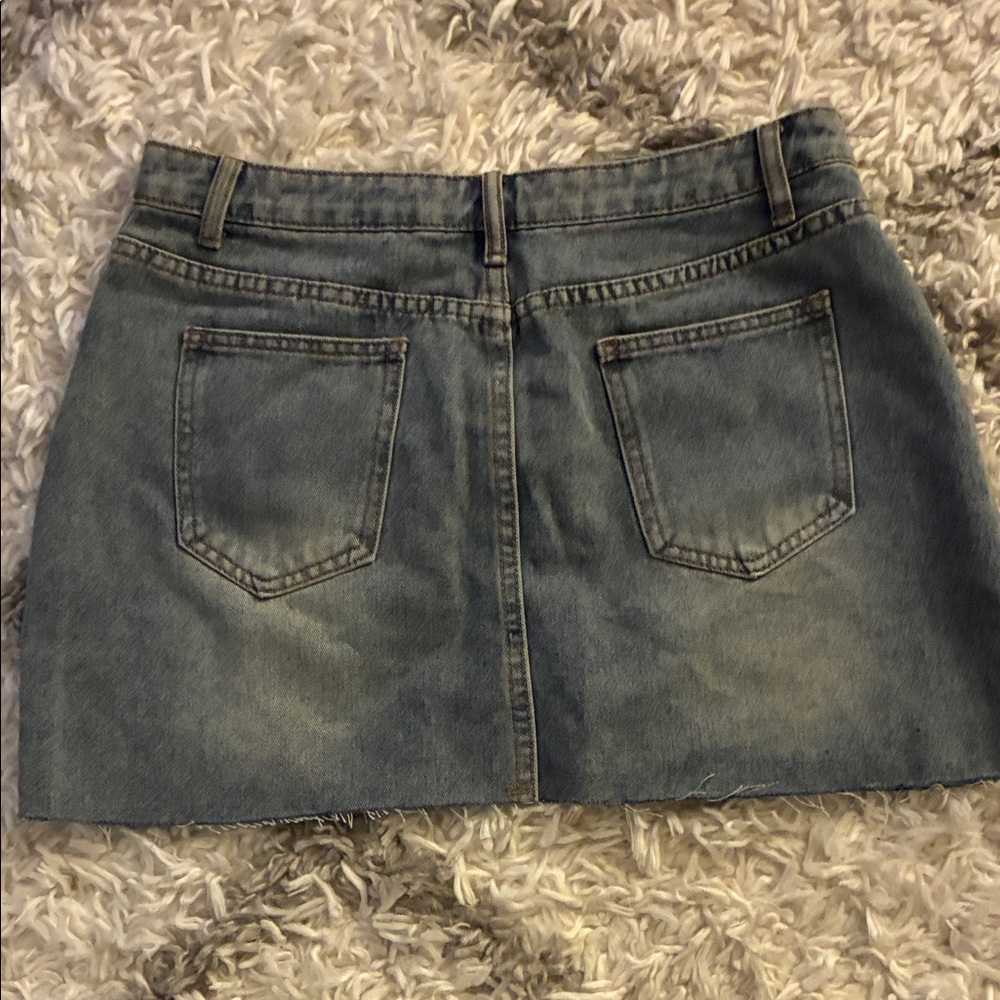 SHEIN Blue Denim Pencil Skirt - Picture 4 of 4